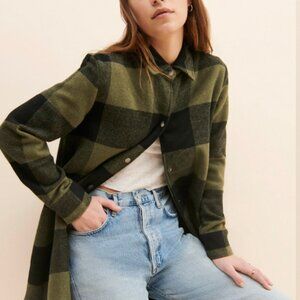B B Dakota wool eldridge plaid shirt jacket